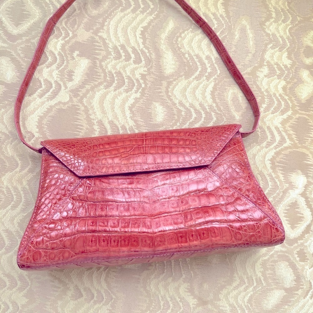 Nancy Gonzalez small salmon colored bad